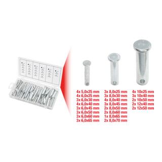 KS Tools Assortiment Slotbouten - Ø 5-12mm - 21 Maten - 60 Delig