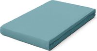 Schlafgut Pure Jersey Hoeslaken M - Blauw