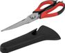 Krumble Multifunctionele keukenschaar met magneet op opberghoes - Rood