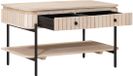 vidaXL Salontafel Wit 85 x 45 x 50 cm Massief Mango Hout