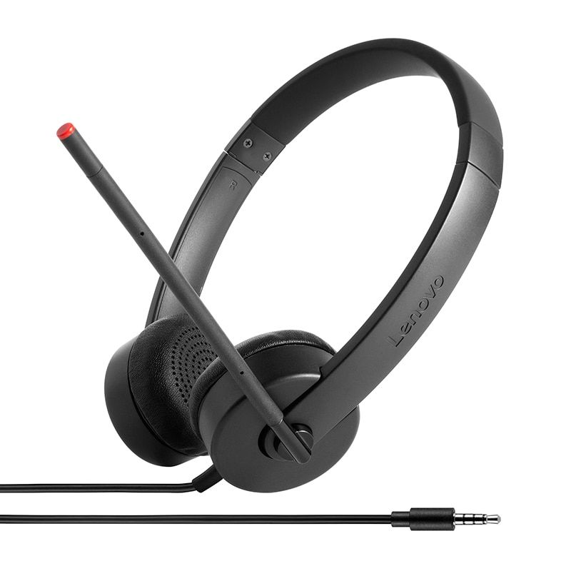 Lenovo 4XD0K25030 Stereo Analog Headset - Black
