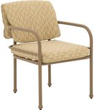 Goossens Tuinstoel Nice - Metaal/Stof - Beige - 57 x 78 x 60 cm