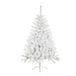 Kunstkerstboom SOLAGUA NAVIDAD Kunstkerstboom van slingerbladeren, bomen 120-210 cm, met metalen standaard (wit glanzend, 150 cm, 293 tips)
