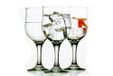 Set van 6 kelkglazen, waterglas, 320 cc, transparant