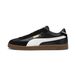 PUMA Club II Era sneakers unisexe, Noir/Blanc/Or, Taille 35,5
