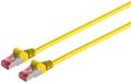 S-Impuls Câble Patch cat6A S/FTP PIMF sans halogène jaune 20m