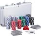 Poker set - 300-delig - Texas Hold'em spel - Met fiches, speelkaarten en speelmat - In een koffer - Geschikt voor spelers vanaf 12 jaar