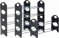 Benson Schoenenrek - 4x - Stapelbaar - Kunststof - Multi - 64 x 20 x 136 cm