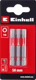 Originele Einhell Standaard Bits, 3-delig, 50 mm, T40