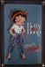 I&S Betty Boop Romantic Rebel Blauw Metalen Wandbord in Reliëf 20 x 30 cm