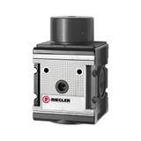 Riegler RI 45 Drukregelaar pneumatisch op afstand bediend »multifix«, zonder manometer, BG 4, G 1, stuurlucht G 1/4, ingangsdruk max. 16 bar.