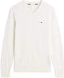 Tommy Hilfiger Essential Cotton V-Neck Herentrui Beige XL