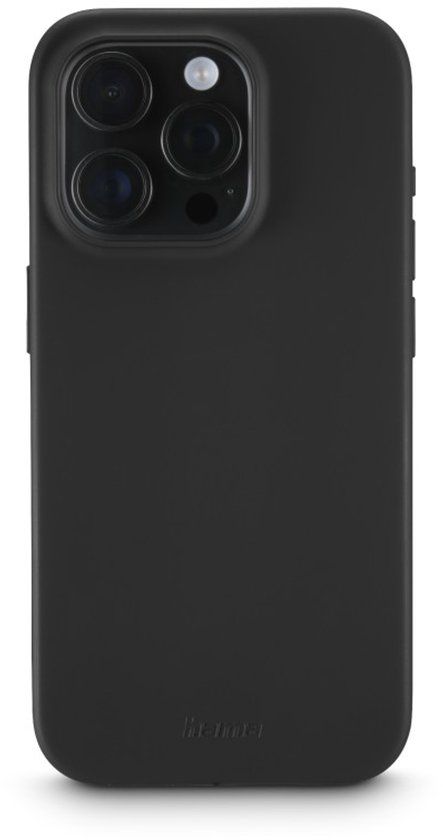 Hama hoesje geschikt voor iPhone 16 Pro Max - Fantastic Feel cover - Zwart