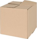 vidaXL Vouwdoos met opslag 50 stuks Naturel 20 x 20 x 20 cm Karton