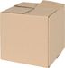 vidaXL Vouwdoos met opslag 50 stuks Naturel 20 x 20 x 20 cm Karton