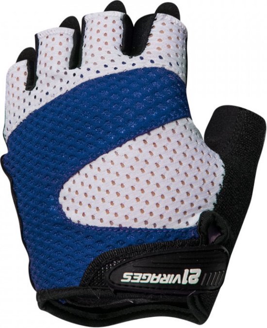 21Virages fietshandschoenen zomer unisex Blauw Wit / Summer cycling glove Airflow Blue white - L