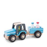 New Classic Toys tractor met melkflessen