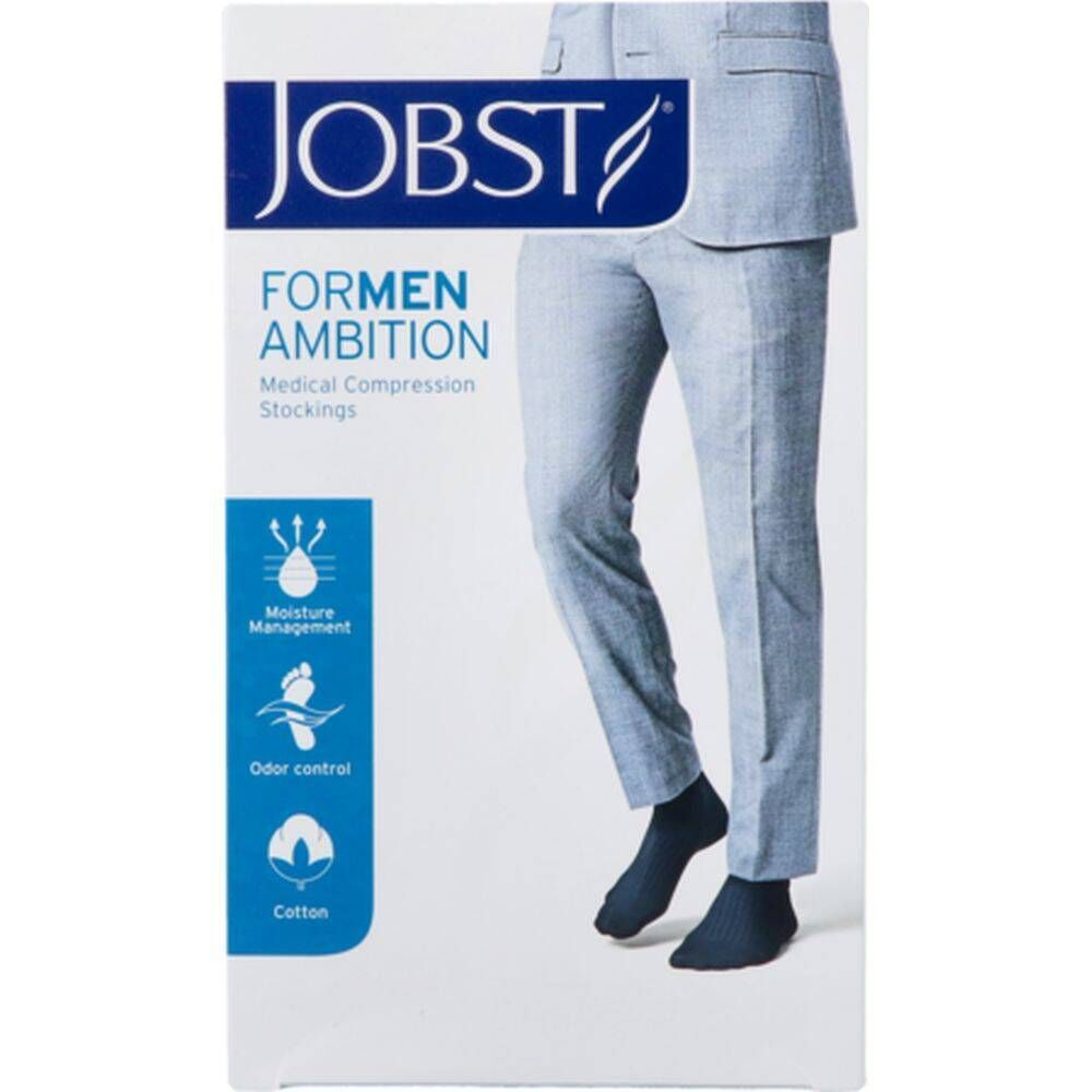 Jobst® Jobst® For Men Ambition Kniekous Lang Klasse 2 Ad Zwart Extra Extra Large 1 paar kousen