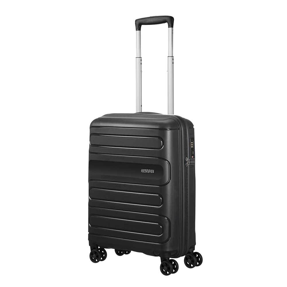 American Tourister Sunside Spinner 55 black - Koffer - Polypropyleen - Zwart