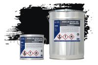 Wixx Coatings Wixx 2K Époxy 650 Revêtement Béton Extrême - RAL 9005 | Noir intense - 5L