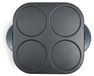 LIVOO Mini-pannenkoekenapparaat DOC266G, 4 bakplaten met een diameter van 12 cm, 1500 W