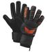 Erima Unisex – AeroClaw New Talent keepershandschoen voor volwassenen (7222606), zwart/oranje, 10