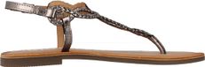 GIOSEPPO 69111G Grijs Platte Sandalen Dames Leer Maat 38