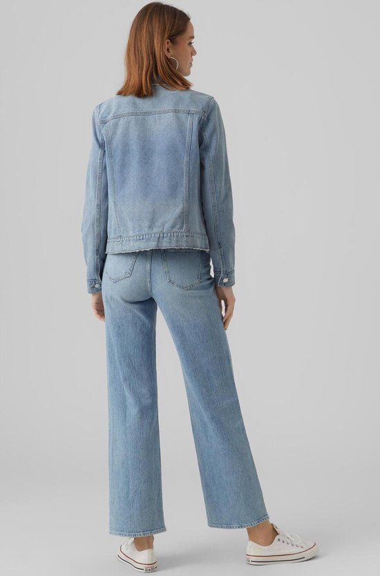 Vero Moda VMZORICA LS Denim Jacket - Light Blue - Women's Size L