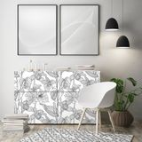 Ambiance Sticker Tropische meubelsticker zakapa 60 x 90 cm