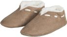 Apollo Spaanse sloffen/pantoffels - dames - lichtbruin - polyester - zachte voering 39-40