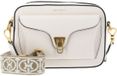COCCINELLE Sac bandoulière Beat Soft Ribb Cuir grainé Pearl crème
