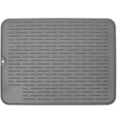 Merkloos Siliconen Afdruipmat - Antislip en Hittebestendig - Grijs, 40 x 30 cm