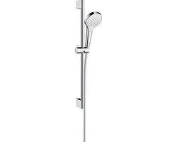 Hansgrohe Croma Select S Vario EcoSmart Glijstangset - 65 cm - Wit/Chroom - 3 straalsoorten