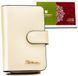 Peterson - Portefeuille compact pour femme - Beige - Fermeture éclair et bouton-pression - Technologie antivol