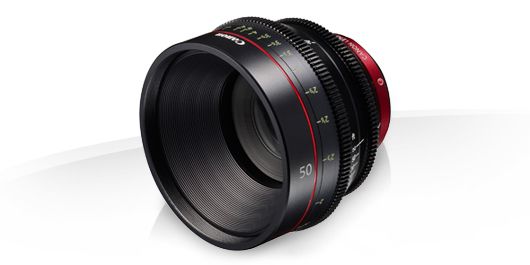 Canon CN-E50mm T1.3 L F SLR Bioscooplens Zwart