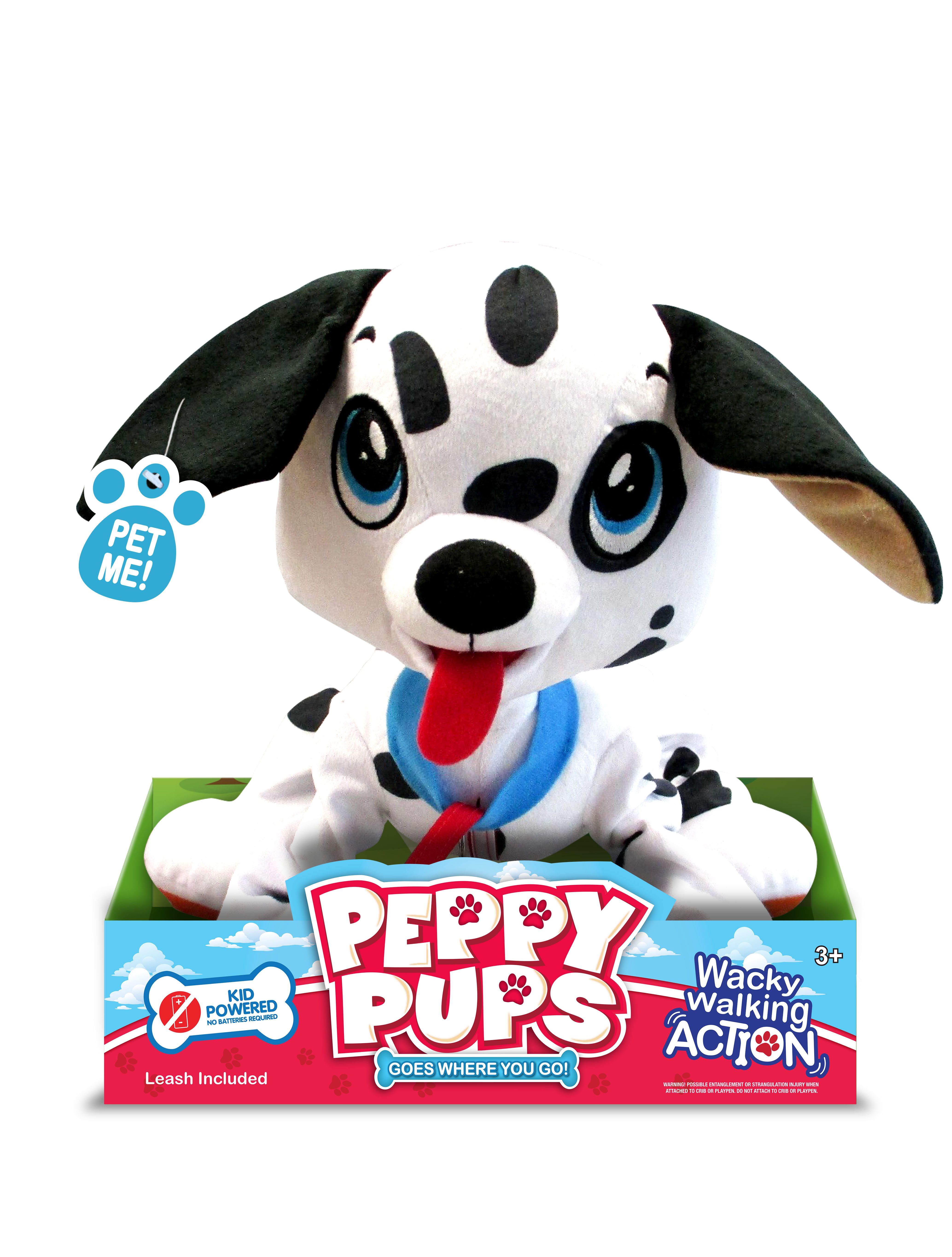 Giochi Preziosi Peppy Pups Dalmatien Speelgoedhond Zwart, Wit