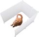 BeiJingLiangPinJiaZuoKeJiWenHuaFaZhanYouXianGongSi Litière pour chat - Pliable - Blanc - 6 Pièces