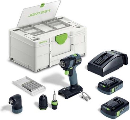 Festool TXS 18 C 3,0-Set Accu Schroefboormachine | 18V 3.0Ah | Systainer - 576896