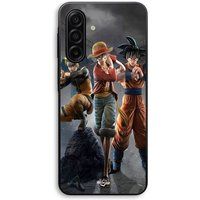 Maniacase Hoesje voor Samsung Galaxy A57 Sangoku Naruto Luffy One Piece Dragon Ball Z 3D Anime manga