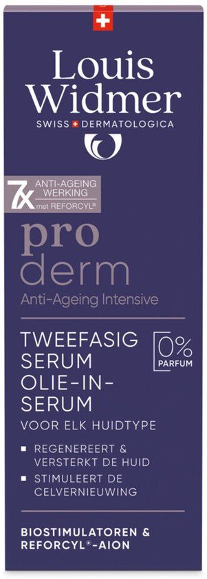 Louis Widmer Anti-Age Tweefasig Serum Zonder Parfum - 35ml