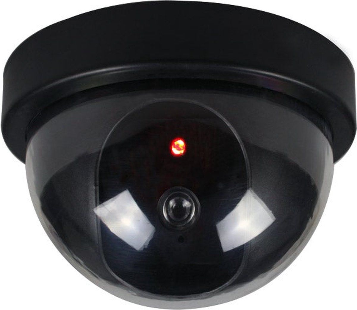 kindercrea Panda dummy camera lookalike bewakingscamera met verlichting