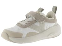 Victoria Kai Barefoot 1172100 Sneakers voor kinderen, uniseks, mesh & klittenband en elastische veters, Wit, 24 EU