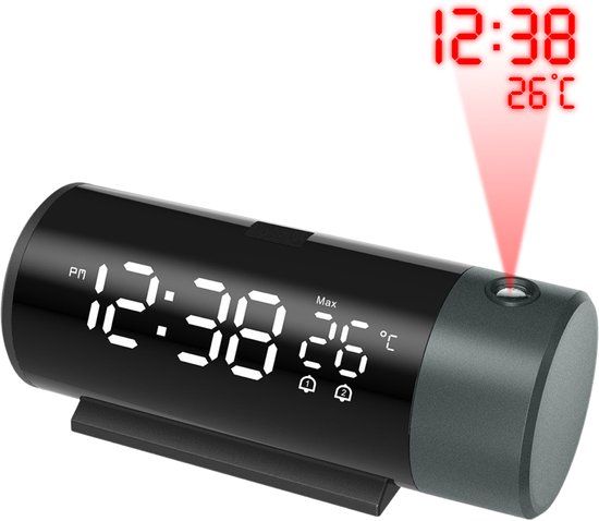Nuvance Digitale Wekker met Projectie