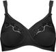 Triumph Soutien-gorge en coton pour femme Elasti Cross Noir 95B