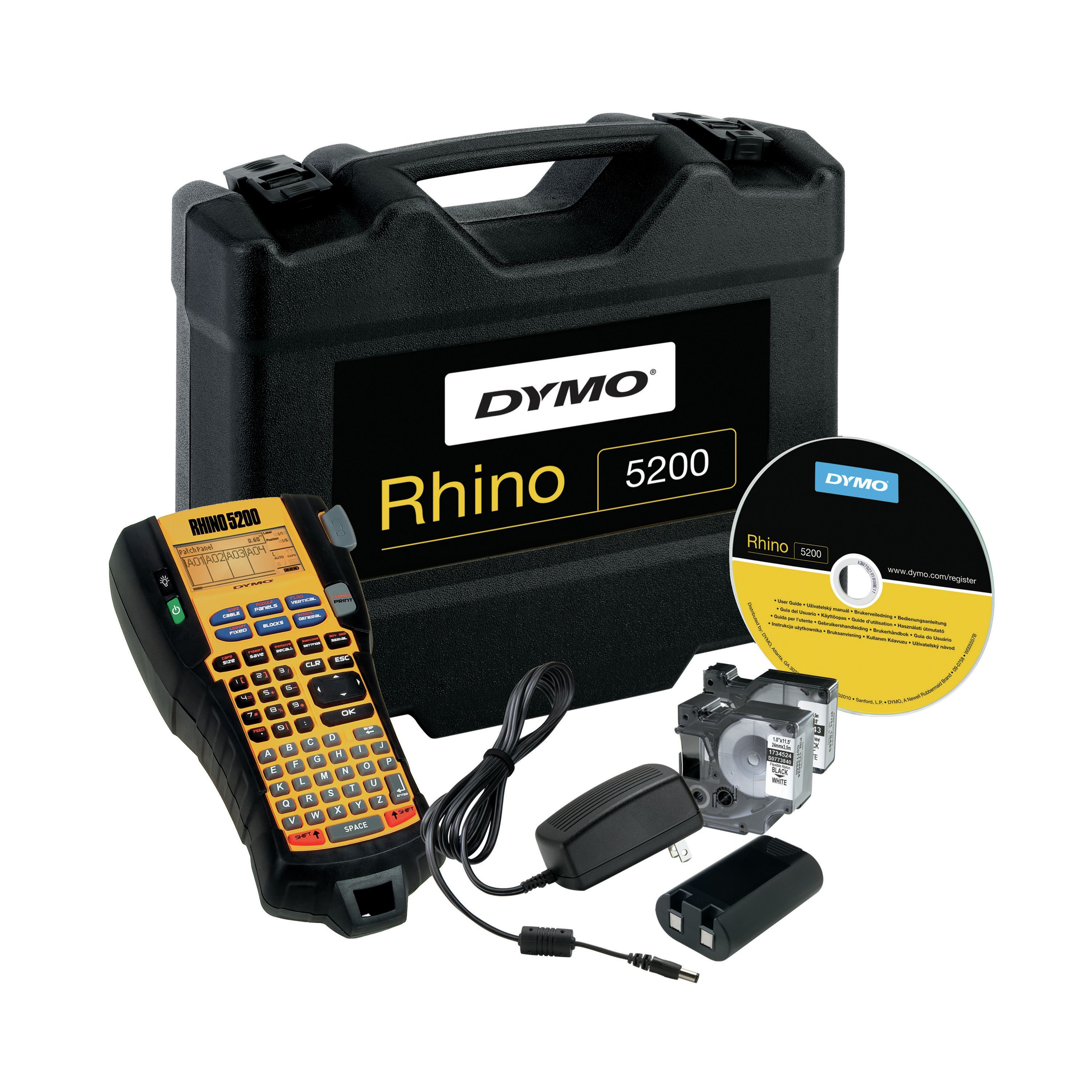 DYMO RHINO 5200 Kit Labelprinter - Thermal Transfer - 180 x 180 DPI - ABC Keyboard