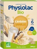 Physiolac Biologische Vanille Granen Vanaf 6 Maanden 200 g