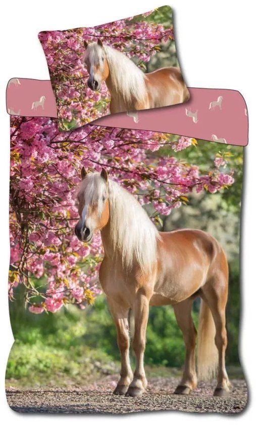 4KidsOnly Brandmac Aps Paarden Dekbedovertrek peuter 100 x 135 cm Katoen Multicolor