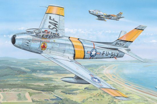 Planes / Helicopter HobbyBoss 81808 F-68F-30 Sabre Plastic Model Kit 1:18 Scale