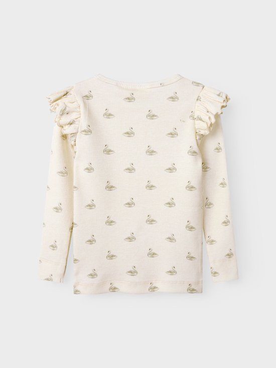 LIL' ATELIER NAME IT - NMFGAVO EKO LS SLIM TOP LIL NOOS - Meisjes - Blouses