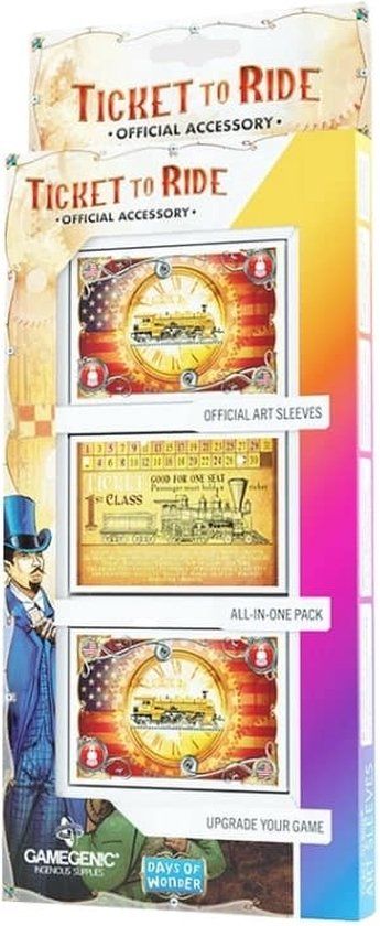 Gamegenic Sleeves Ticket To Ride US Art Sleeves (152 stuks)